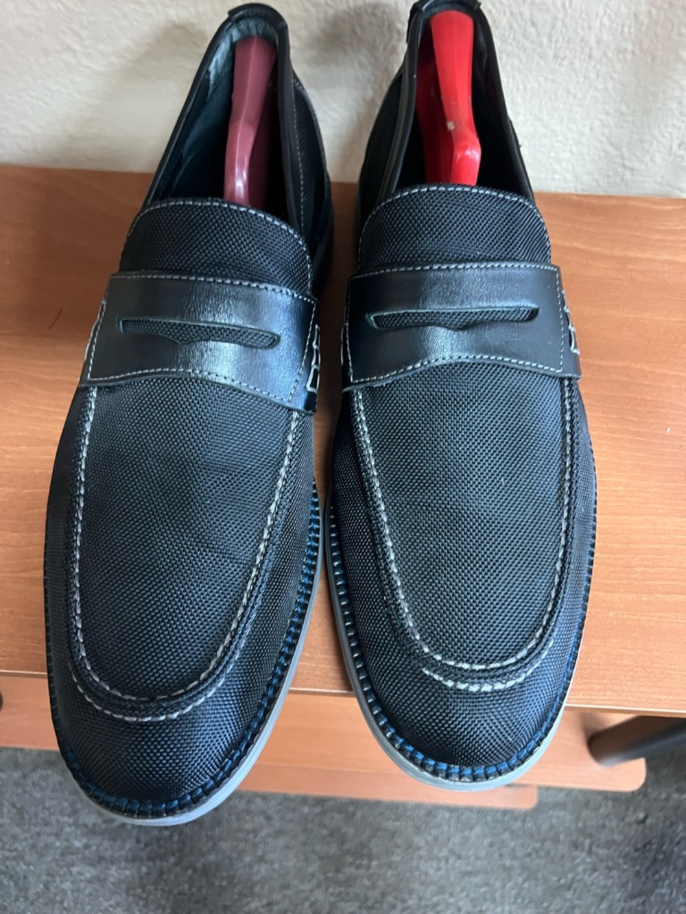 Donald J Pliner Mens Ellard2-K Slip On Penny Loafer Shoes 13M